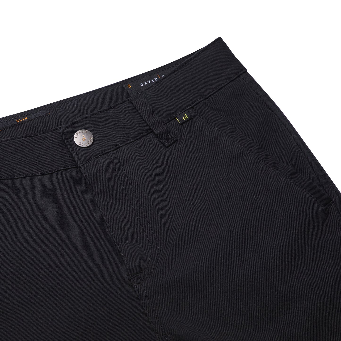 David Oliver Boys Chino Skinny Fit Pants ROBERT BLACK