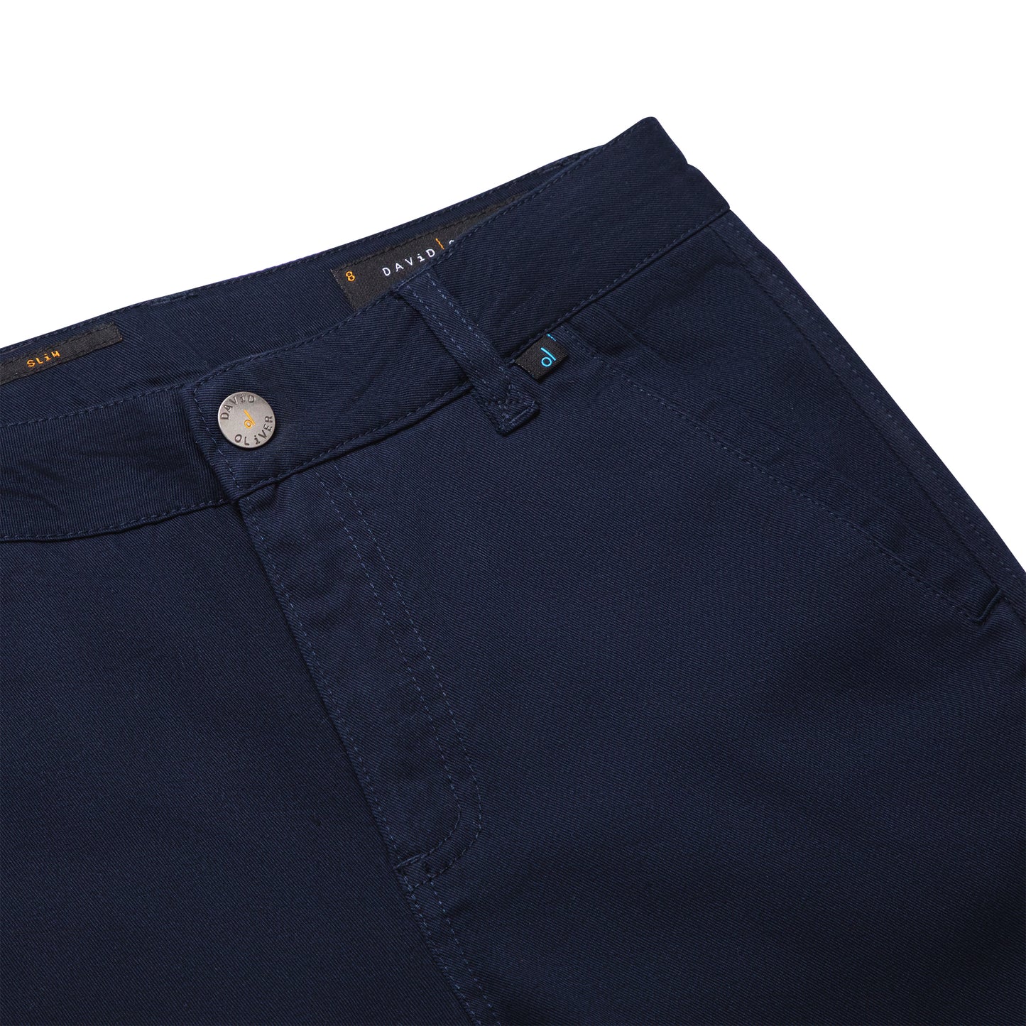 David Oliver Boys Chino Skinny Fit Pants ROBERT NAVY