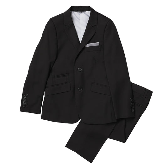 David Oliver Boys Slim Fit Dress Suit BRENT BLACK