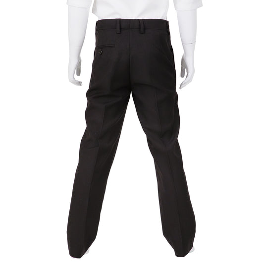 David Oliver Boys Chino Husky Fit Pants CODY BLACK HUSKY