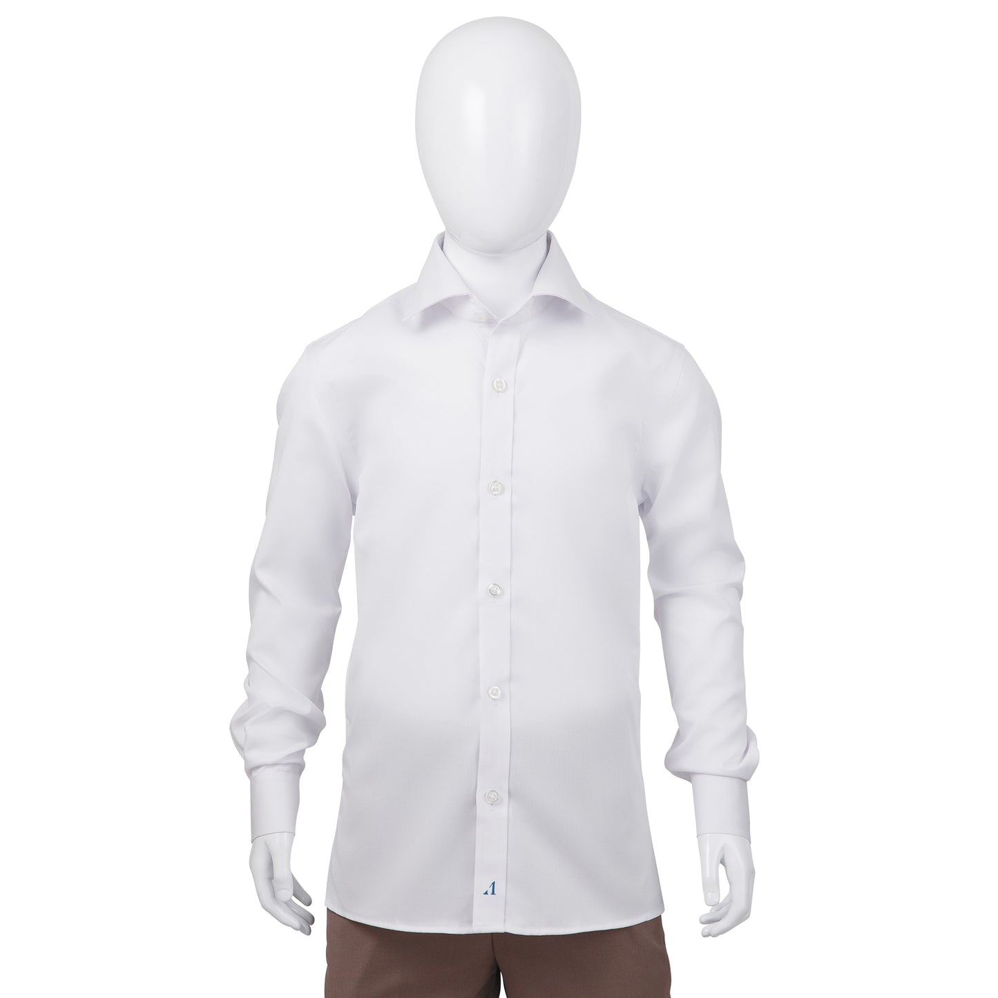 Alviso Poly Cotton Twill Slim Fit Button Cuff Shirt