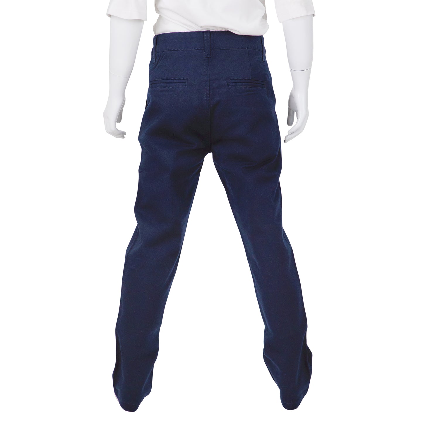 David Oliver Boys Chino Skinny Fit Pants   ROBERT NAVY