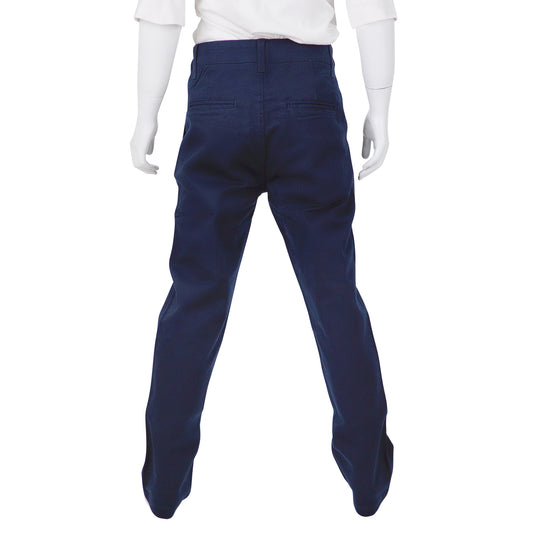 David Oliver Boys Chino Skinny Fit Pants   ROBERT NAVY