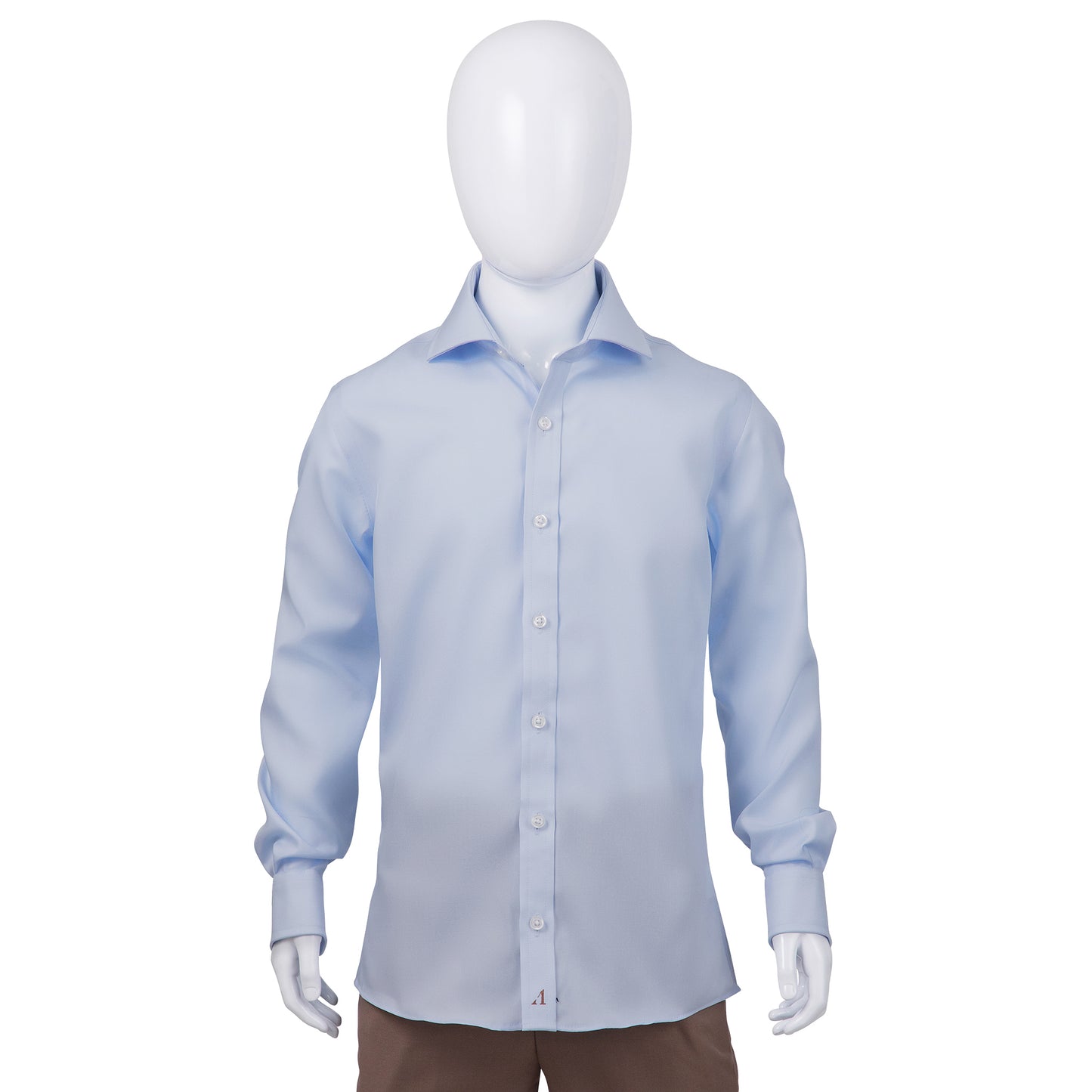 Alviso 100% Cotton Non - Iron Pinpoint Slim Fit Button Cuff  Shirt