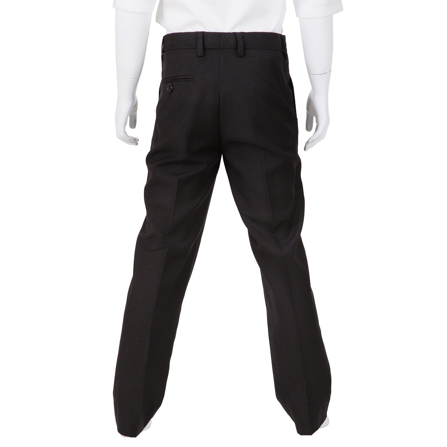 David Oliver Boys Chino Husky Fit Pants             CODY BLACK HUSKY