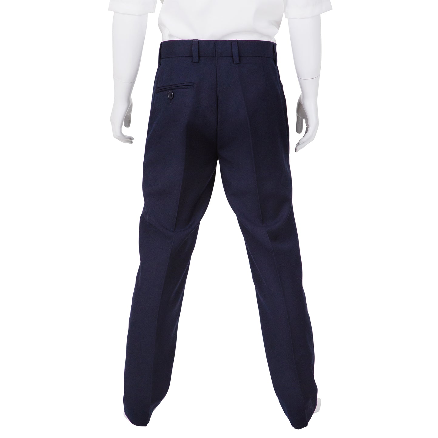 David Oliver Boys Chino Husky Fit Pants             CODY NAVY HUSKY